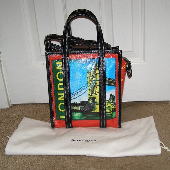 RARE NEW Balenciaga "London" leather shopper bag - Picture 2 of 16